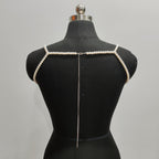 Muse Faux Pearl Multi Layer Body Chain Bralette