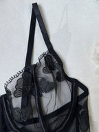 Muse Sheer Heart Bodysuit Sexy Lingerie Set