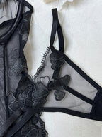 Muse Sheer Heart Bodysuit Sexy Lingerie Set