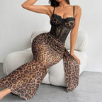 Muse Leopard Print Sexy Shaping Lingerie Dress