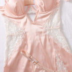 Sweet Drunken Rose Sexy Lingerie Dress