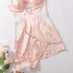 Sweet Drunken Rose Sexy Lingerie Dress