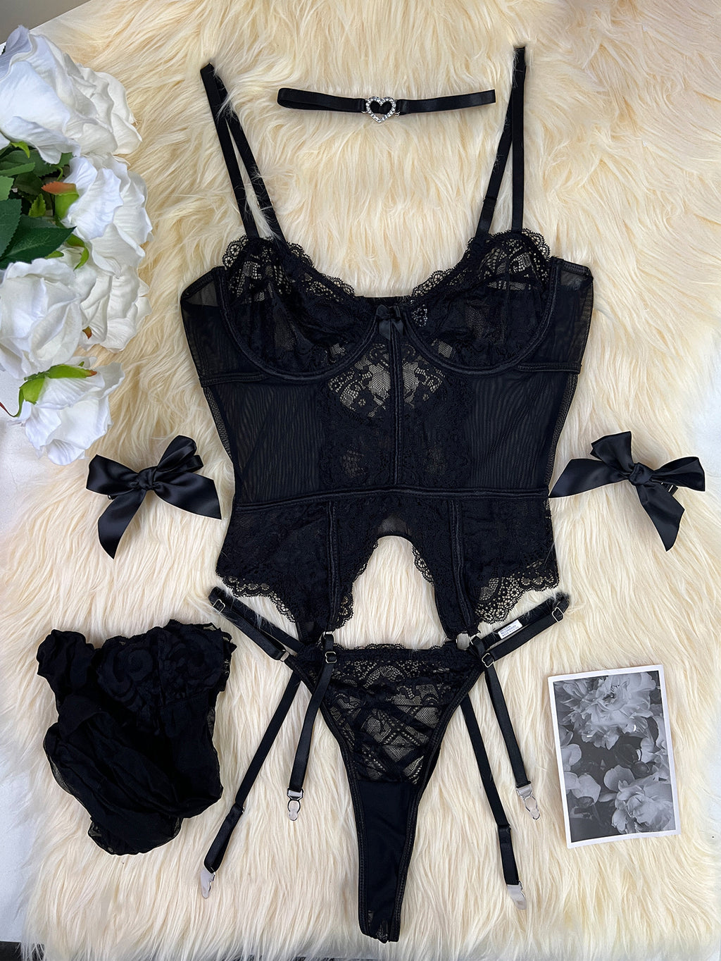 Muse Seductive Lace Lingerie Set