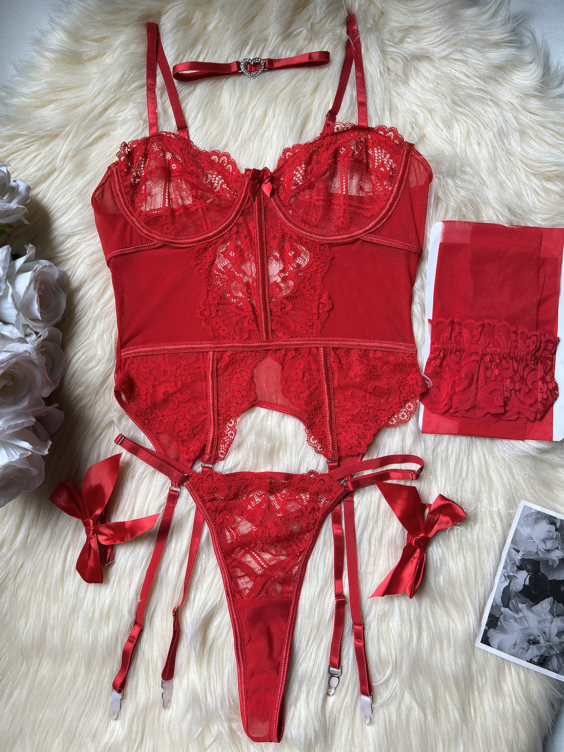 Muse Seductive Lace Lingerie Set